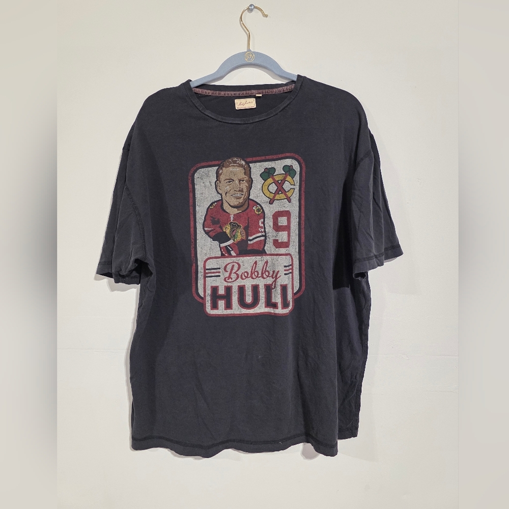 Red Jacket Chicago Blackhawks Bobby Hull Graphic Tee XXL